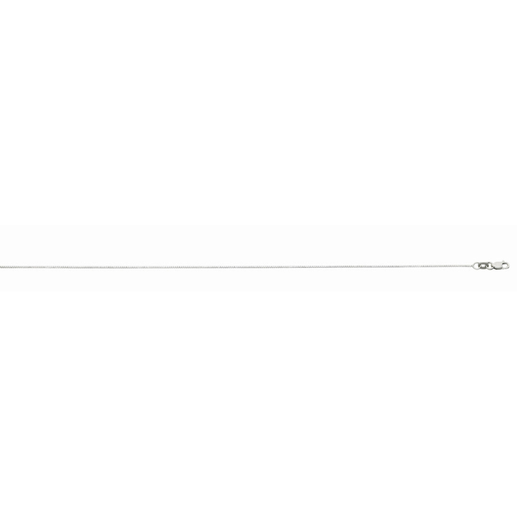 10K WG  0.64mm Box Chain 18''