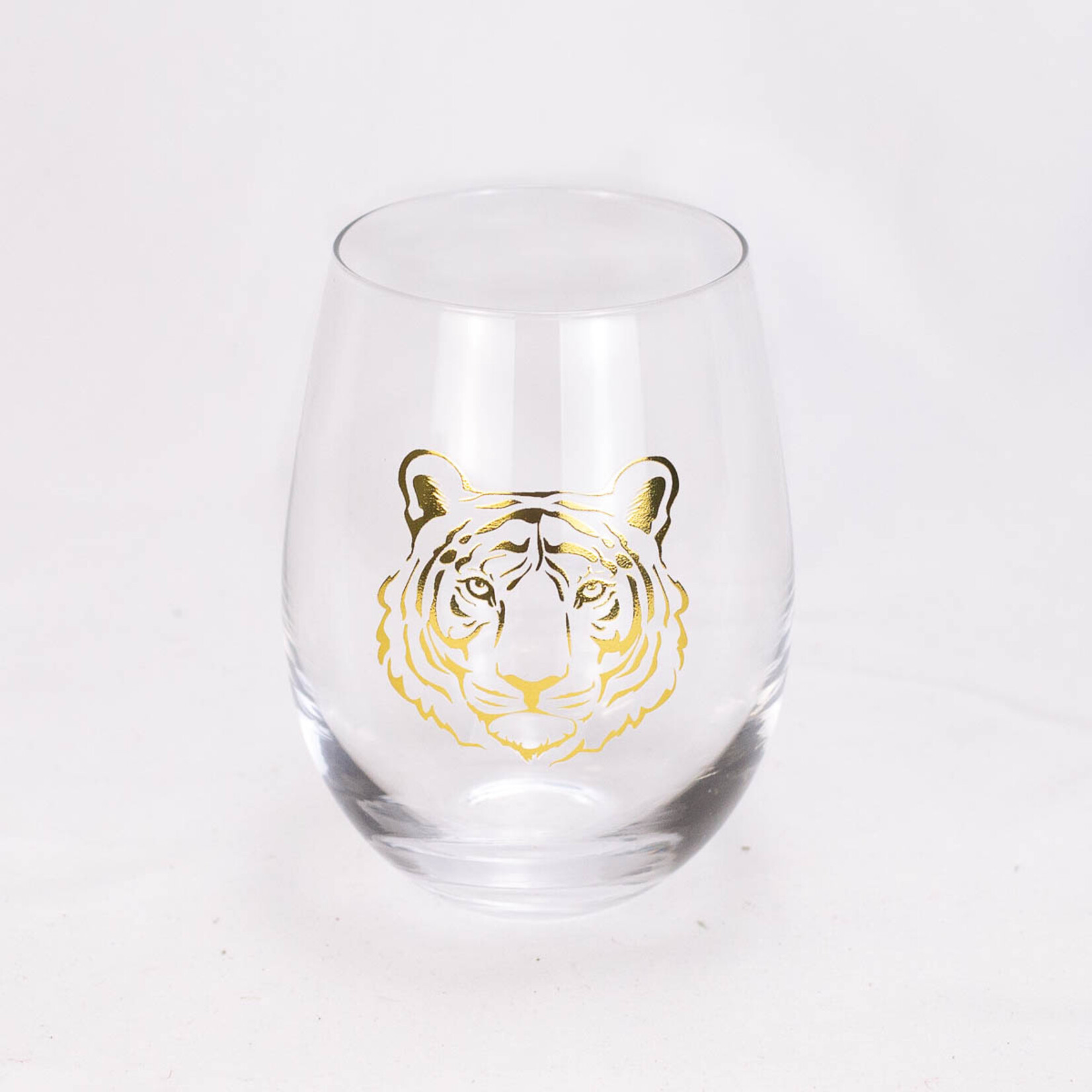 Go Get Em Tiger Wine Glass Gift Set of 2