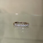 14k Yellow Gold Diamond Band