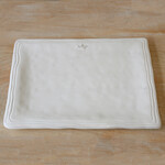 Crown Platter in Antique White 15.5 x 11