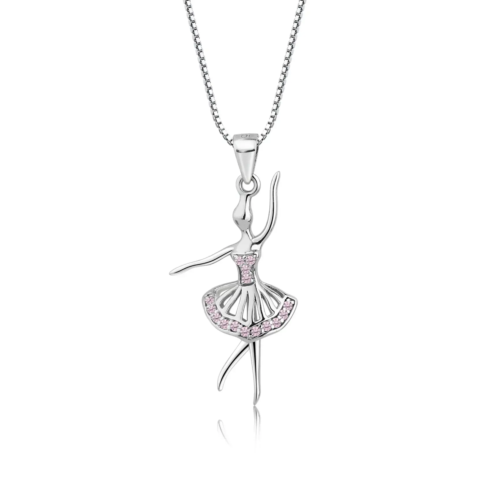 Sterling Silver Children's Ballerina Necklace