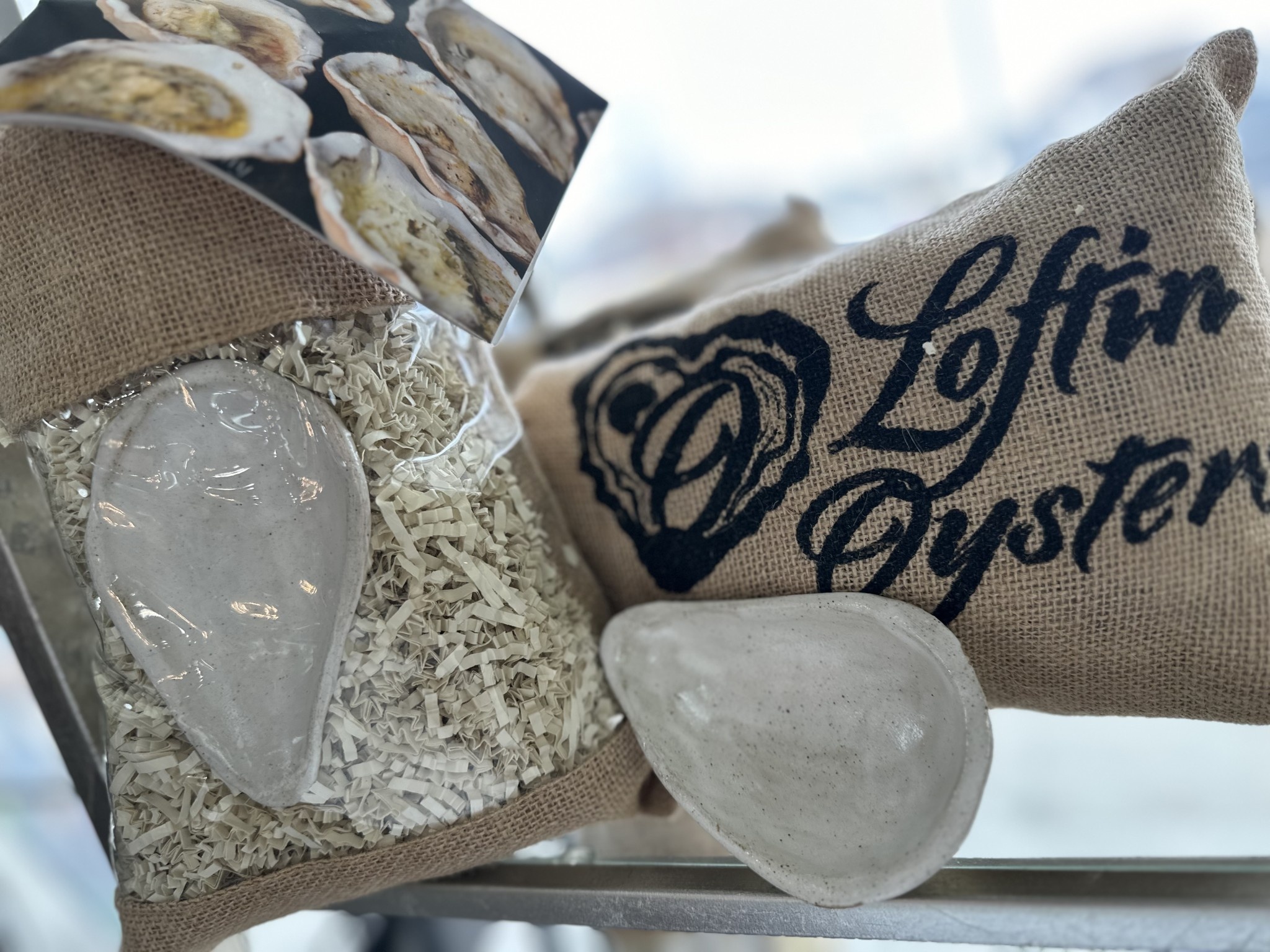 One Dozen Bagged  Ceramic Grilling Oysters