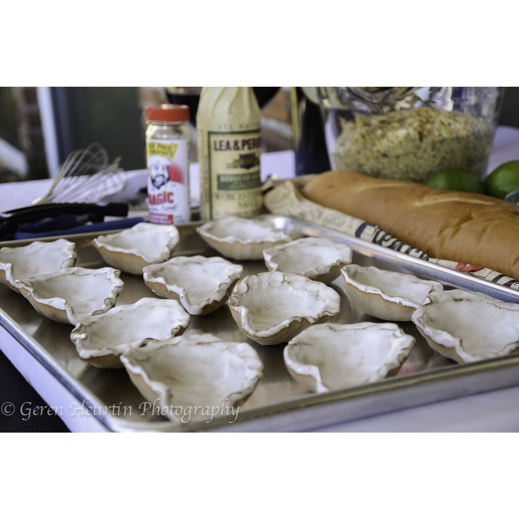 One Dozen Bagged  Ceramic Grilling Oysters