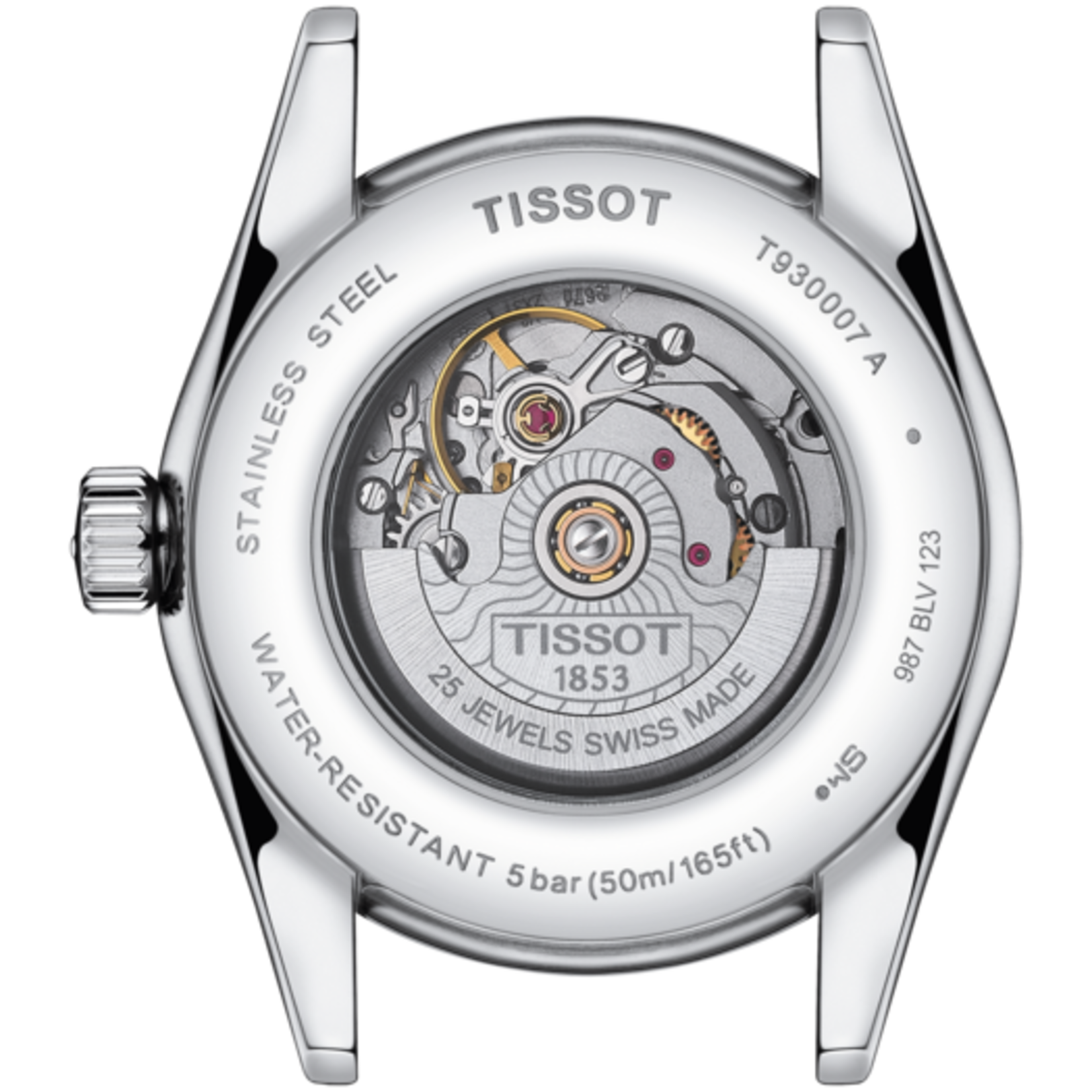 Tissot T-My Lady Automatic 18k Gold Bezel T930.007.41.116.00