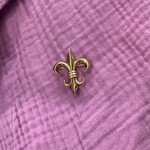 14k Yellow Gold Fleur de Lis Pin