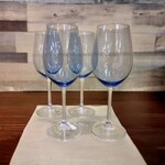 Meridian Blue Wine Glass - Set of 4