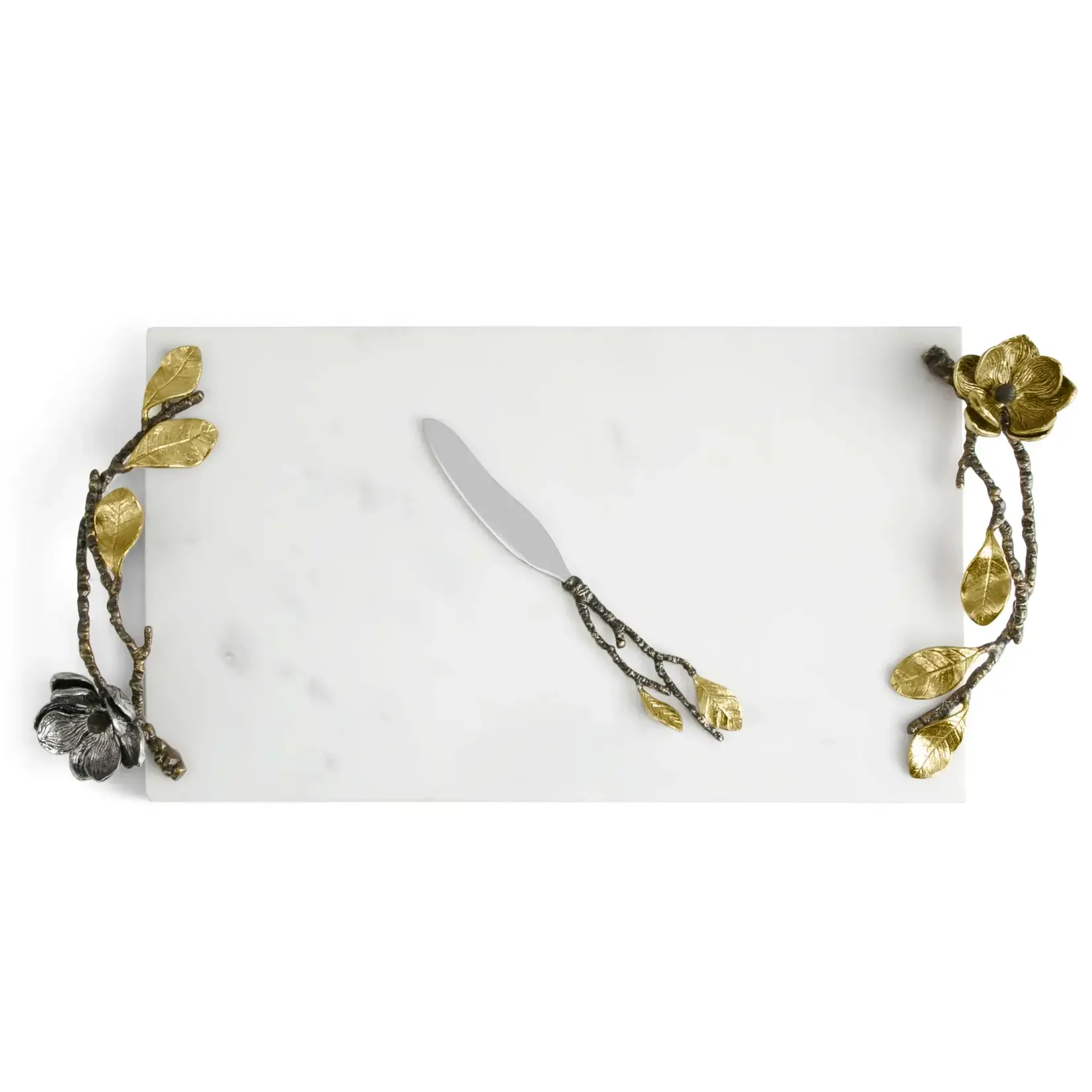 Michael Aram Vintage Bloom Cheese Board with Knife