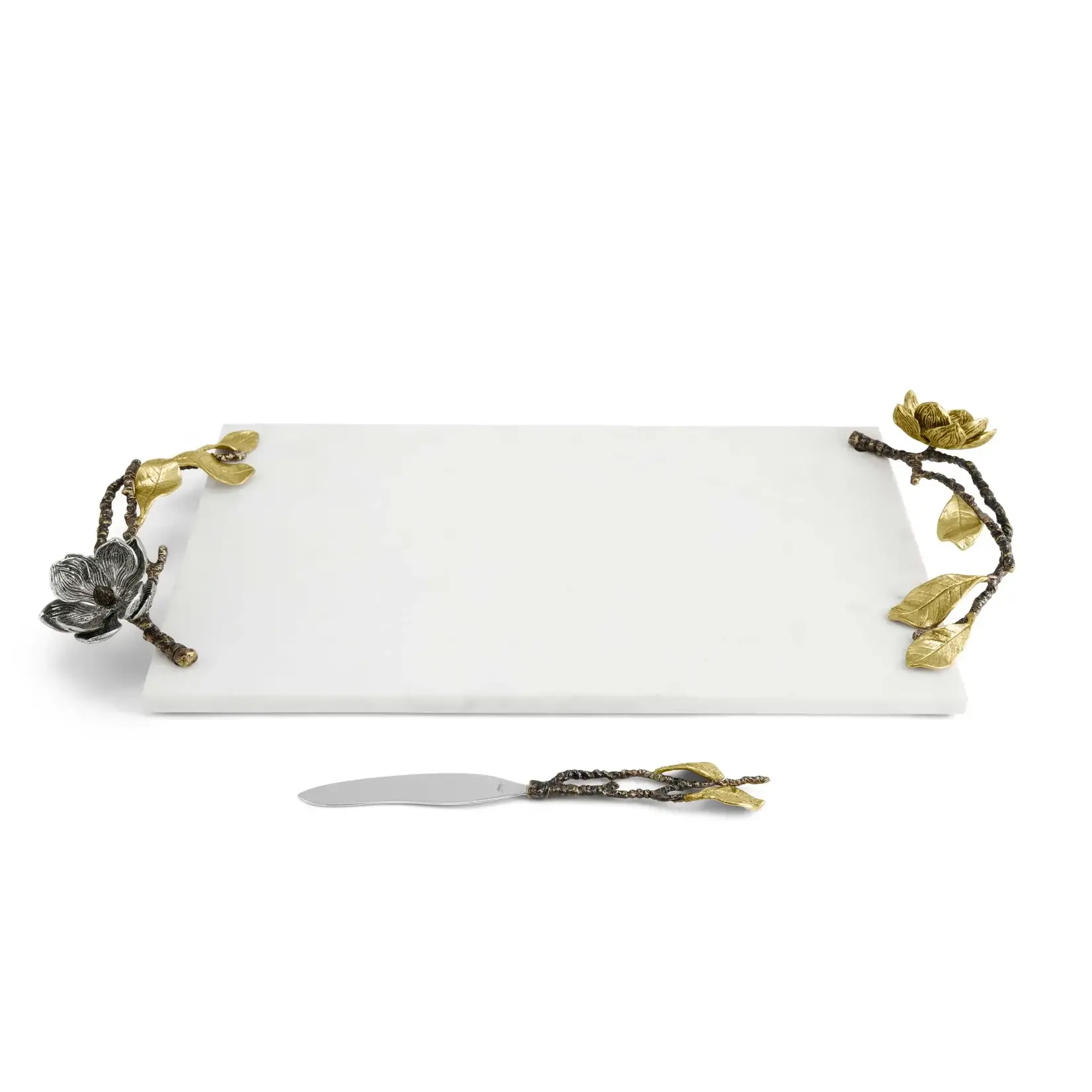 Michael Aram Vintage Bloom Cheese Board with Knife