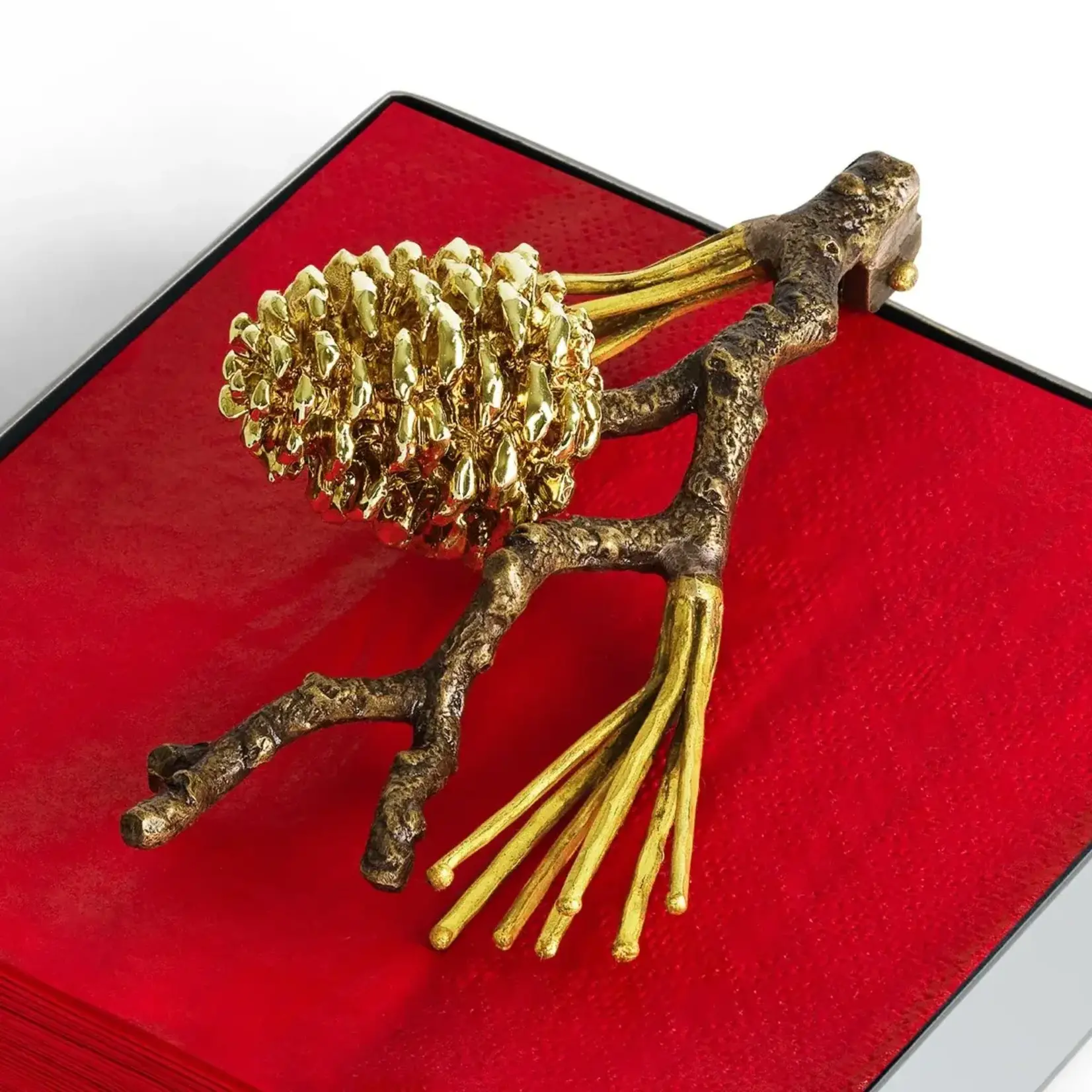 Michael Aram Pine Cone Cocktail Napkin Ring Holder