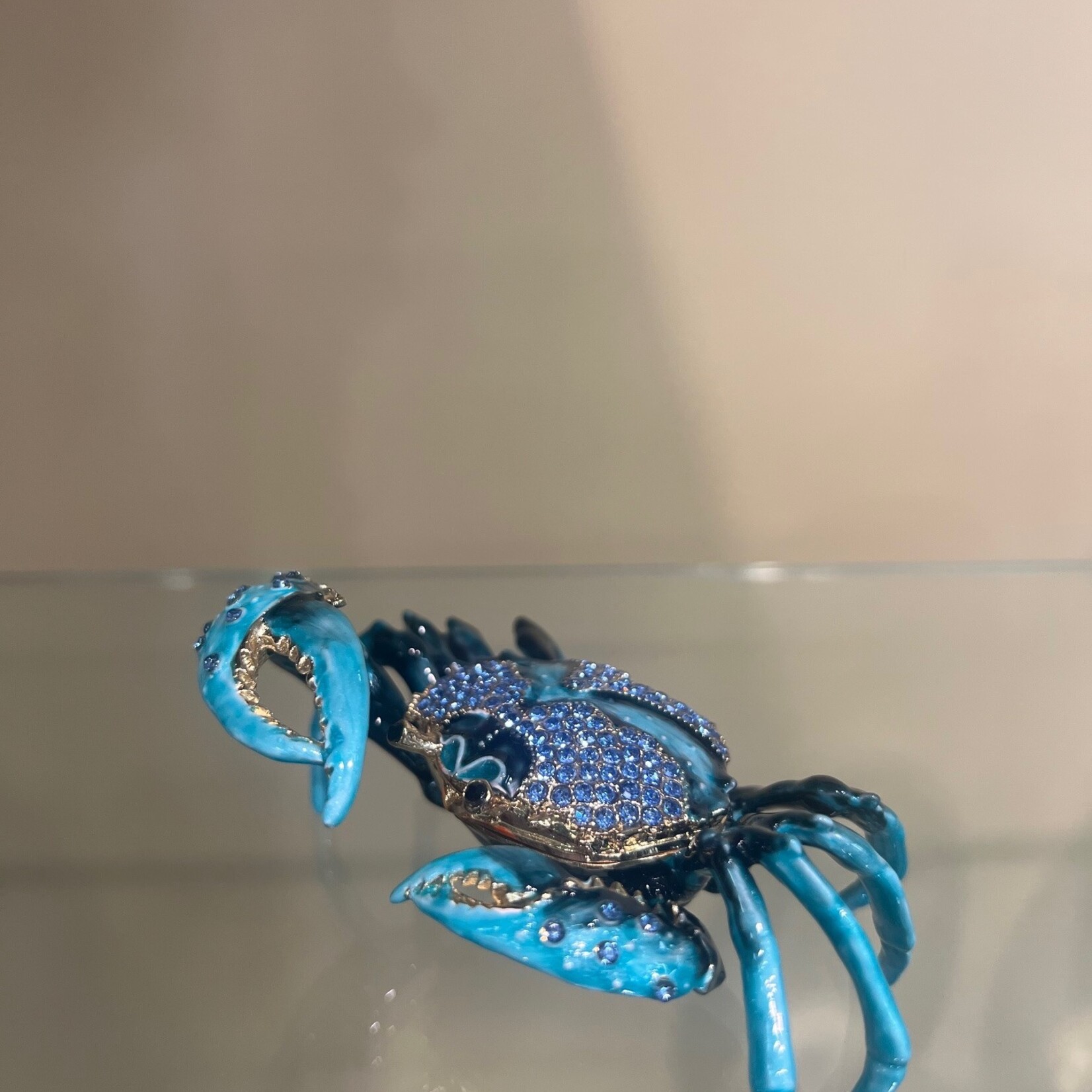 Blue Crab Trinket Box