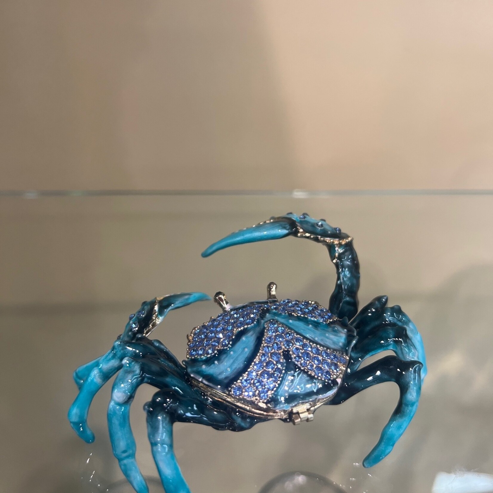 Blue Crab Trinket Box