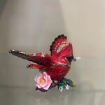 Jeweled Cardinal Trinket Box