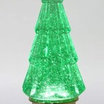 Lighted Spinning Green Glitter Tree