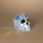 Electric Lighted Skull 8.3in