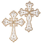 5'' Jeweled Cross Ornament