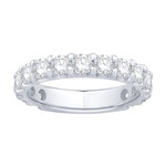 White Gold Diamond Band 14k 2.00ctw