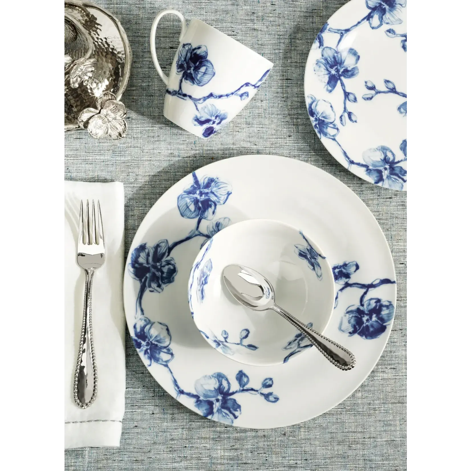 Blue Orchid 4 Piece Place Setting