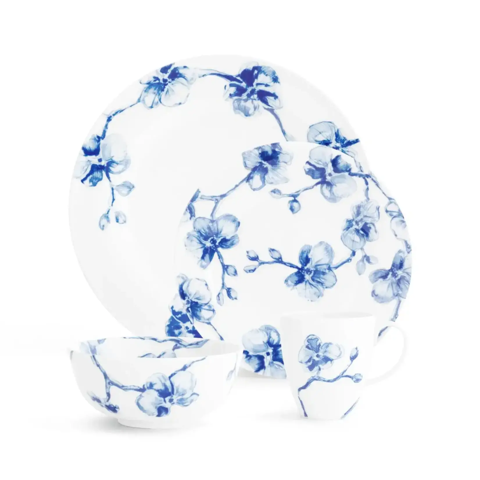 Blue Orchid 4 Piece Place Setting