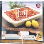 FOIL DECOR CASSEROLE DISH CHARCOAL