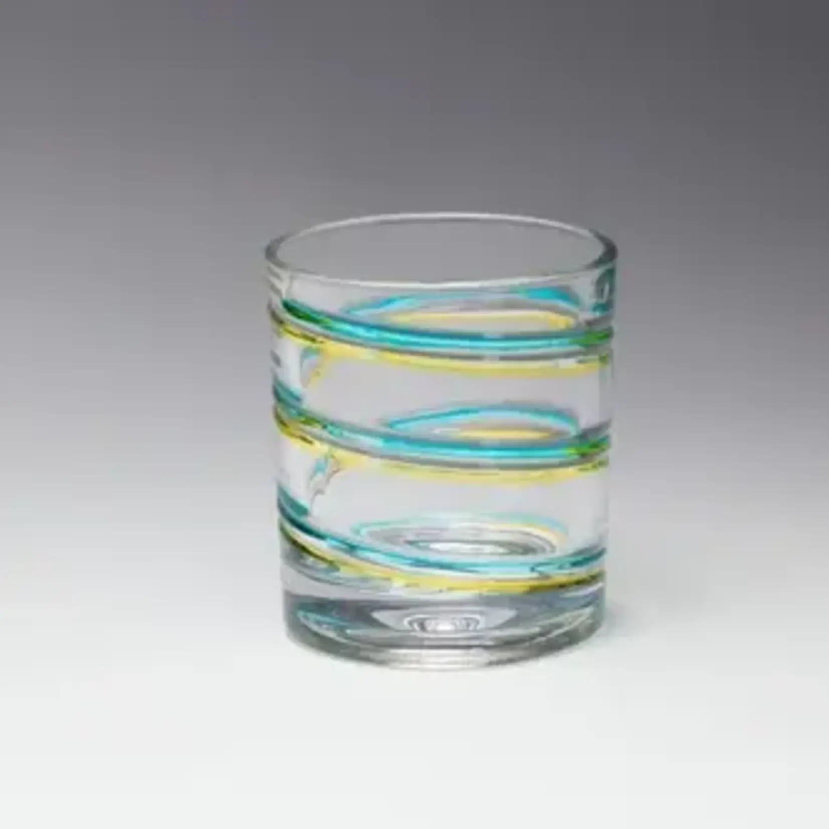 Swirls Yellow Blue Spinning DOF