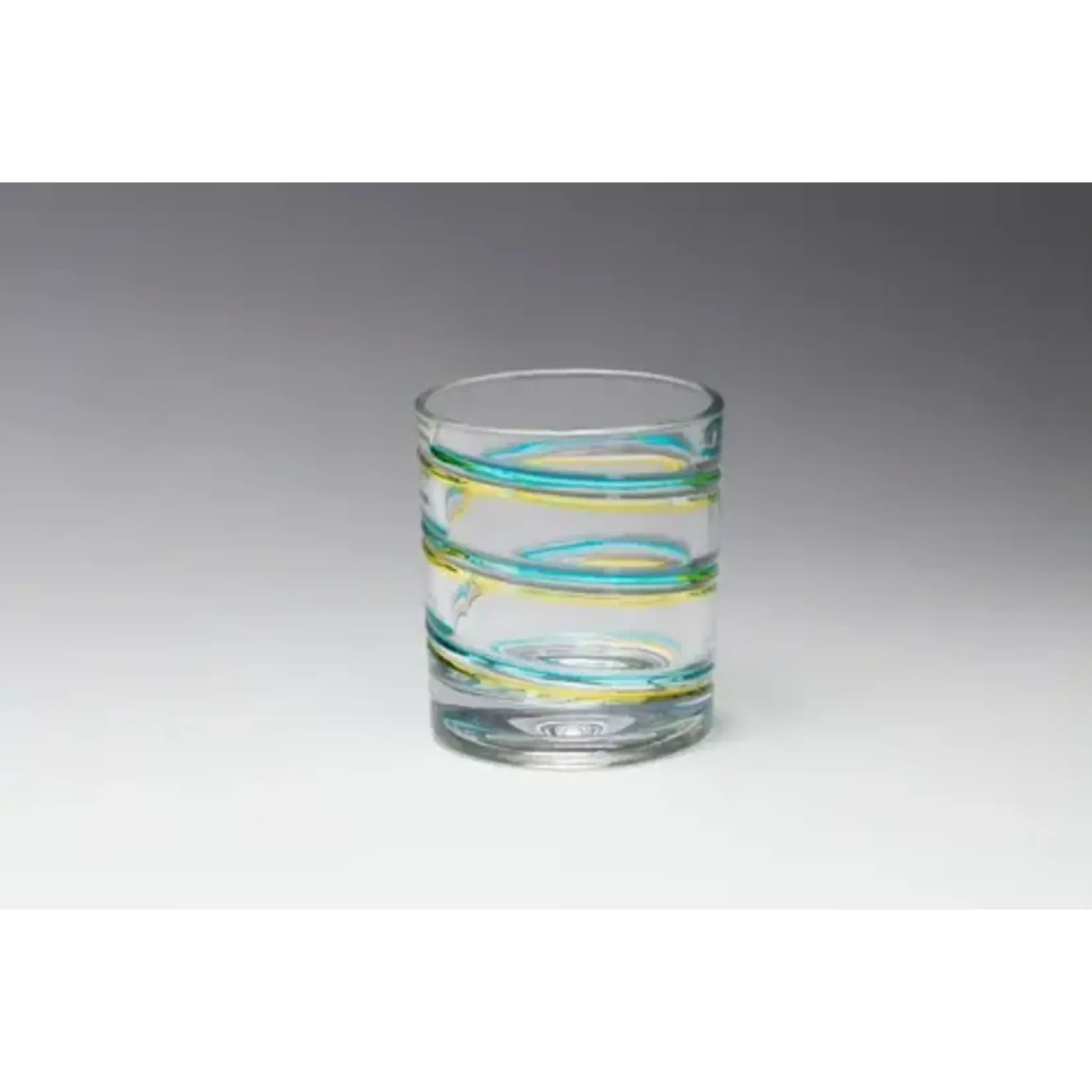 Swirls Yellow Blue Spinning DOF