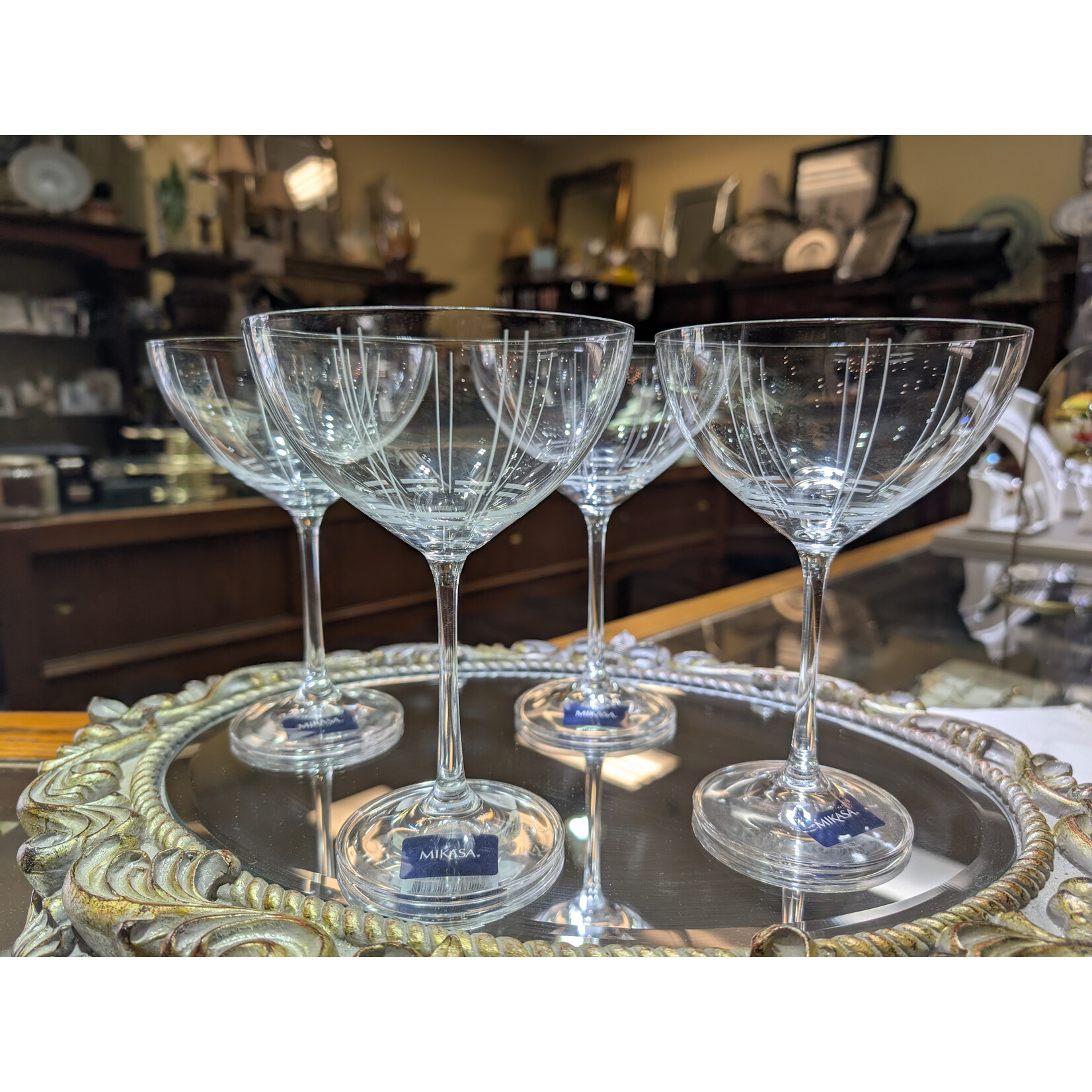 Champagne Berlin glass set of 4