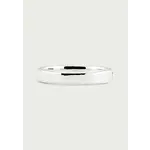 Farrier Wide Hinged Bangle, Silver