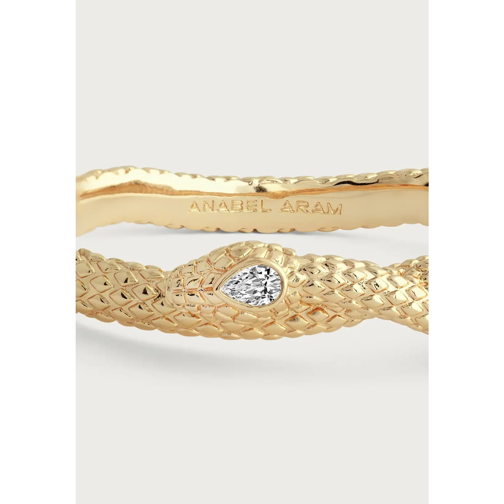 Serpent Hinged Bangle