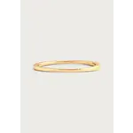 Farrier Thin Hinged Bangle, Gold
