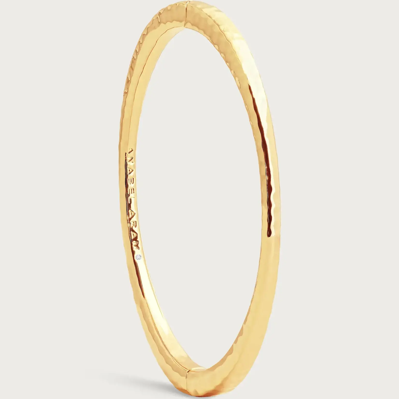 Farrier Thin Hinged Bangle, Gold