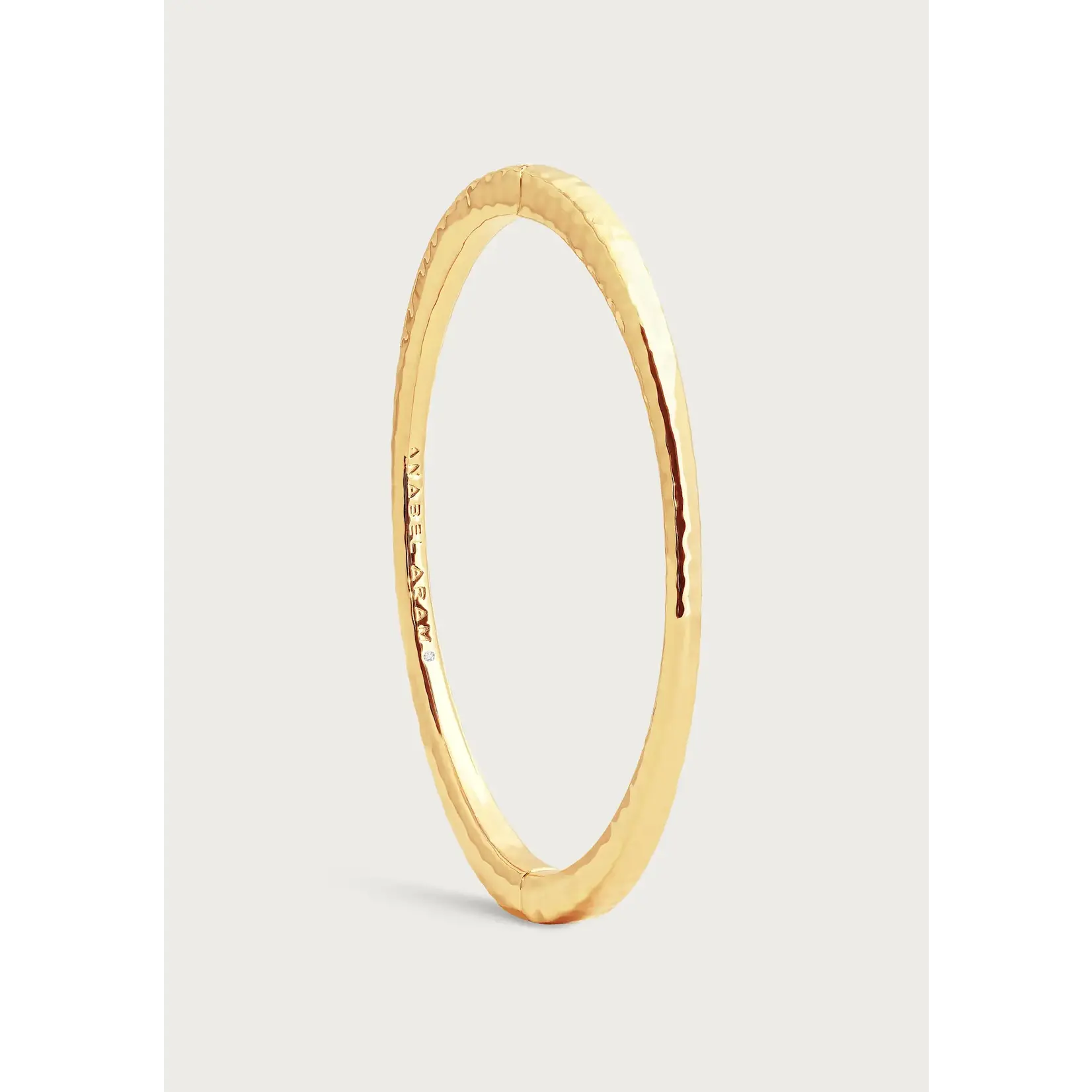 Farrier Thin Hinged Bangle, Gold
