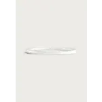 Farrier Thin Hinged Bangle, Silver
