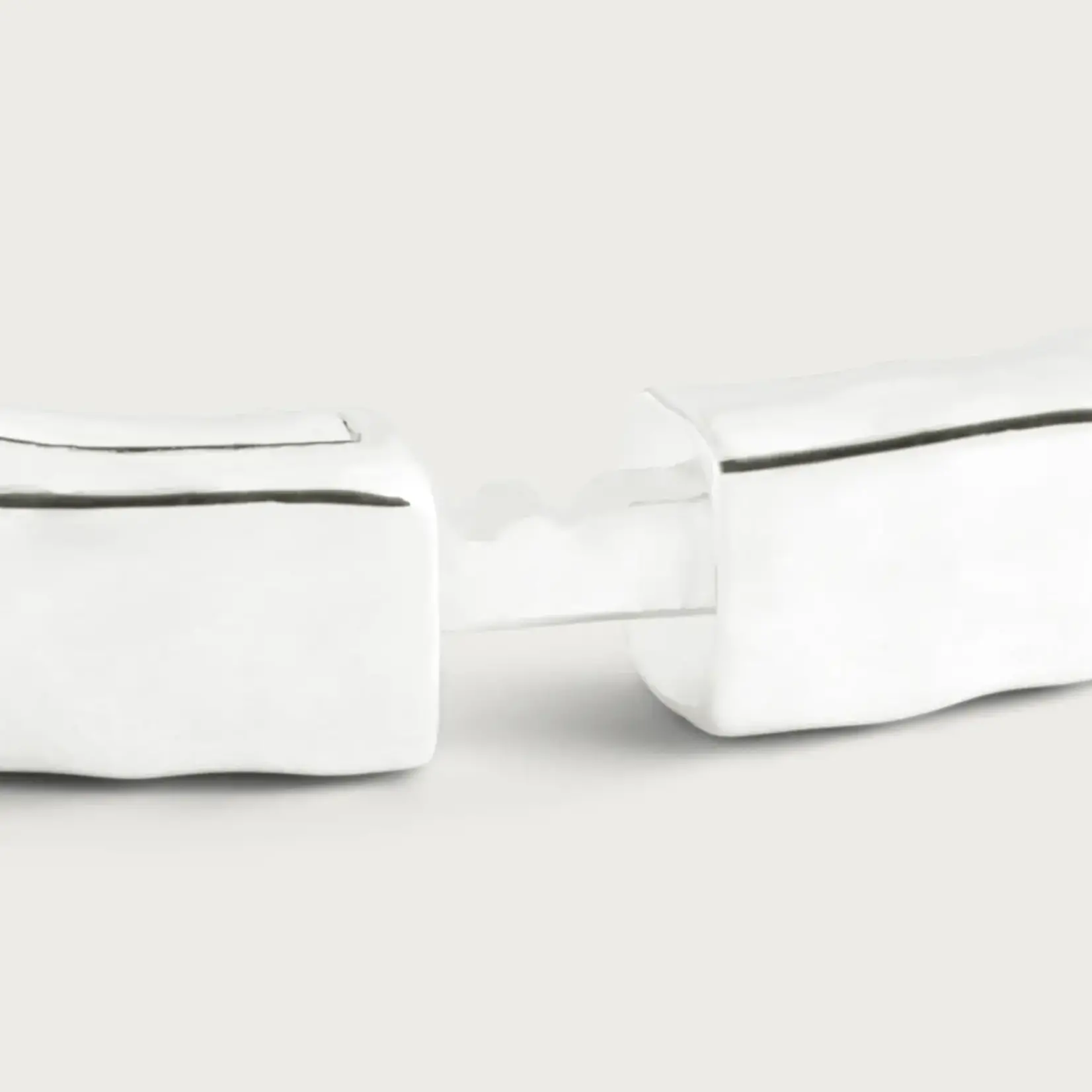 Farrier Thin Hinged Bangle, Silver