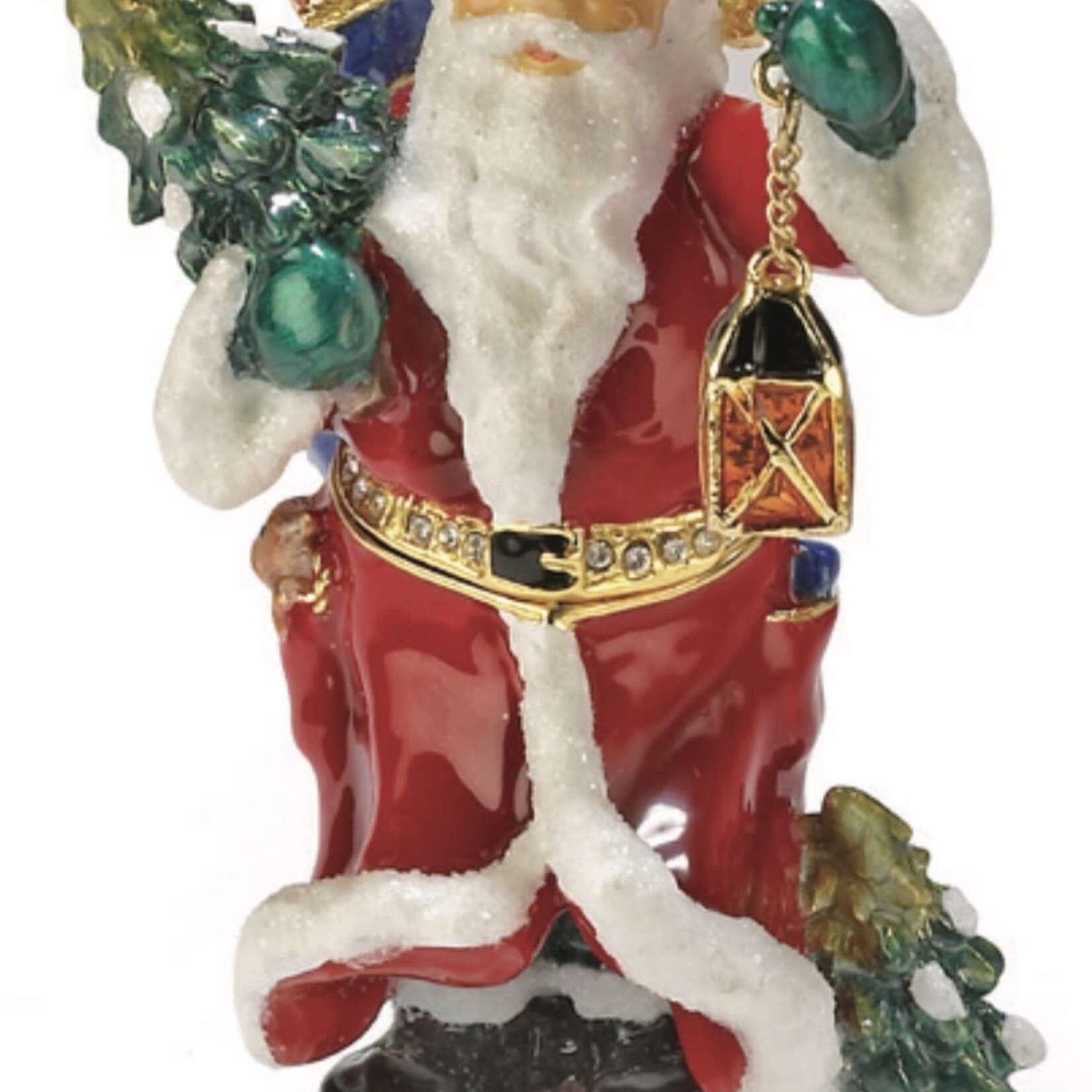 Santa with Lantern Box
