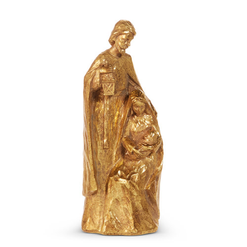 11.25" Gilded Holy Family