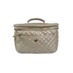 Classic Train Case - Pearl Quilted