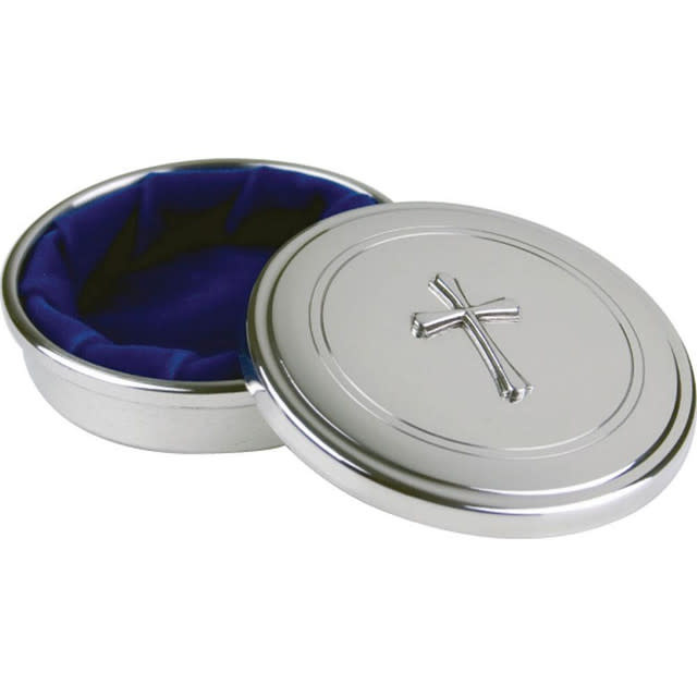 Southern Craftsmen Pewter Cross Jewelry Box