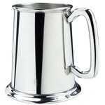 Salisbury Pewter Glass Bottom Tankard
