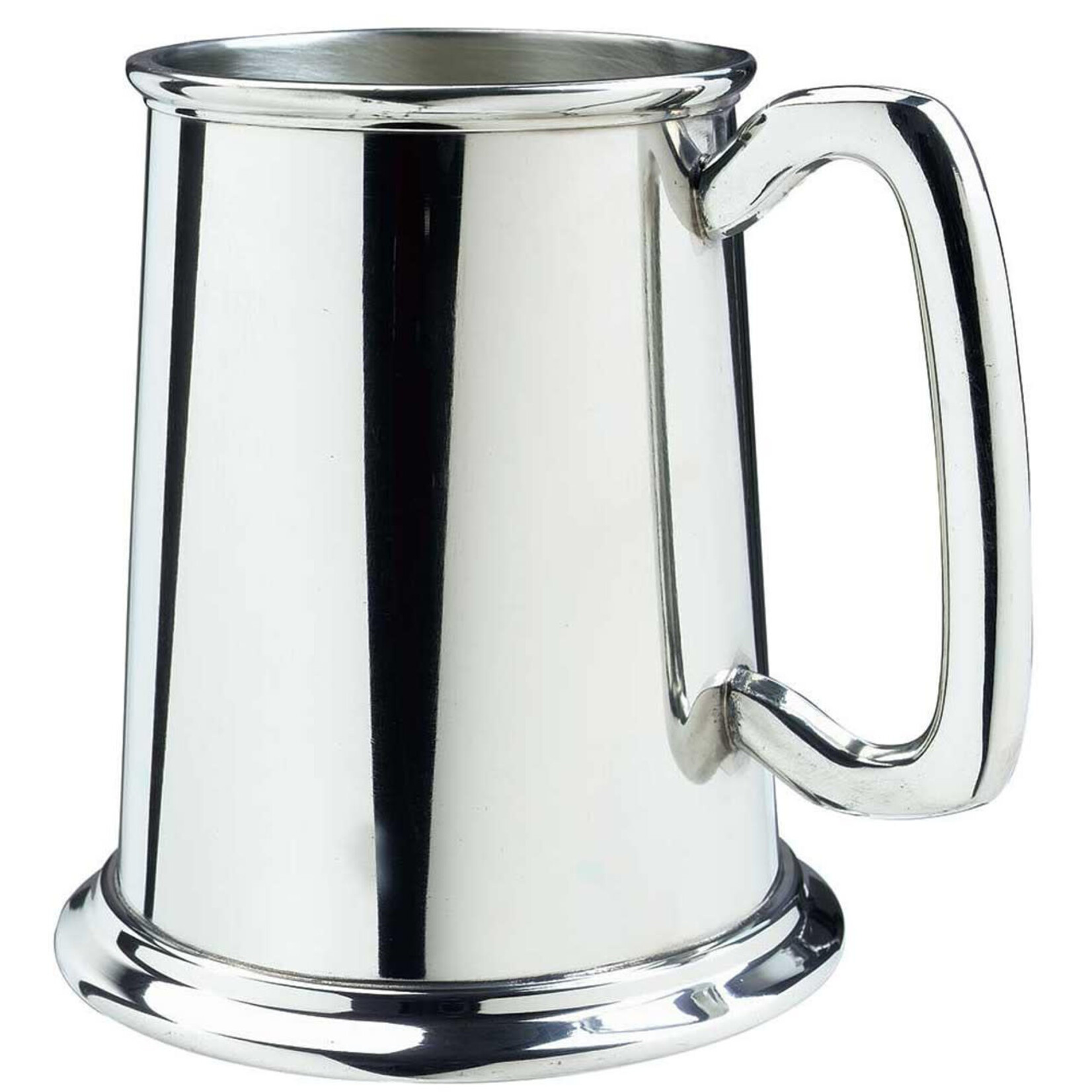 Salisbury Pewter Glass Bottom Tankard