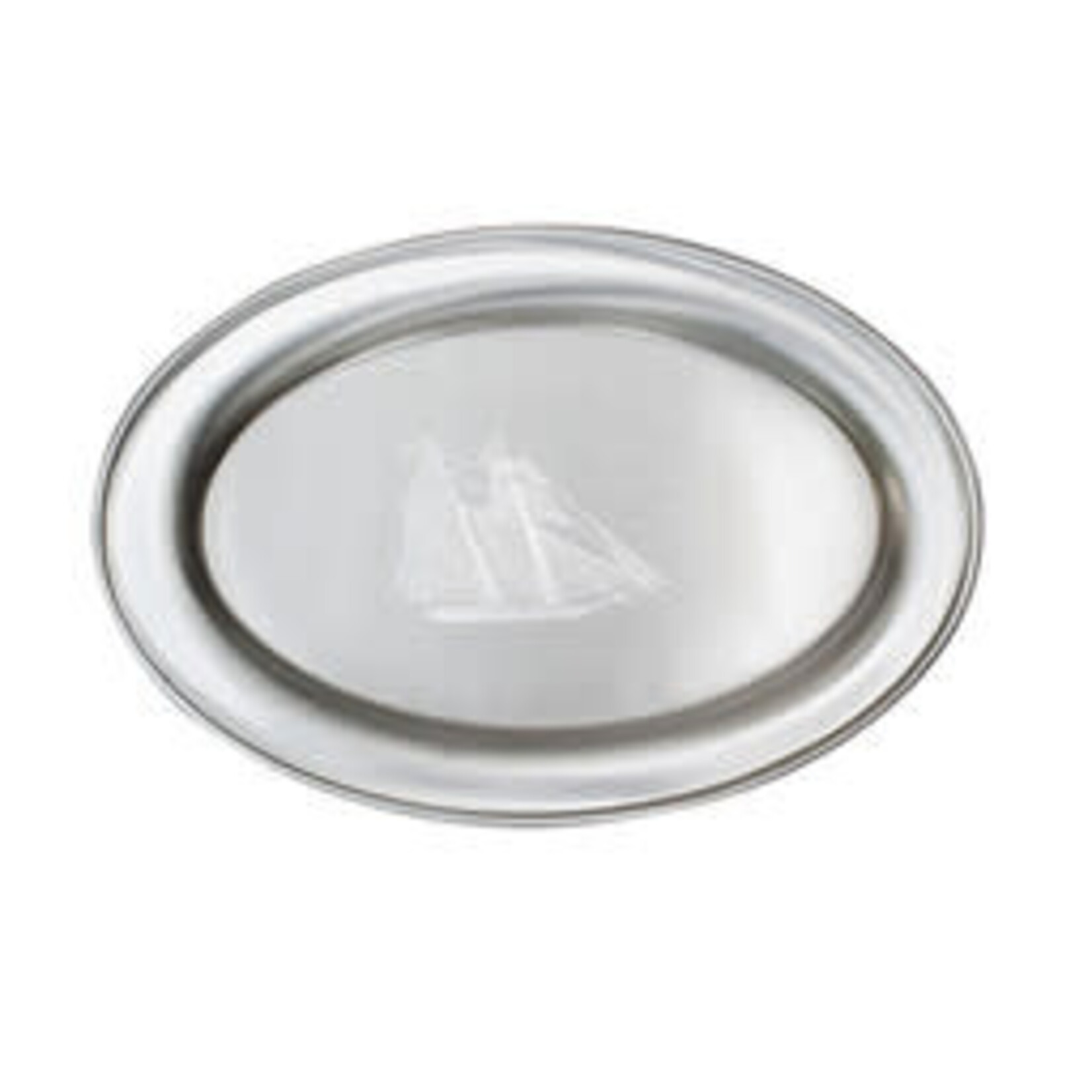 Salisbury Pewter Oval Satin Finish Tray