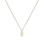 gold dance necklace butterfly tag adj