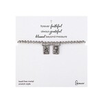 7in silver scapular bracelet stretch