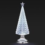 13.5in lighted swirl tree