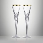 Celbration Toasting flute se3t of 2 gold