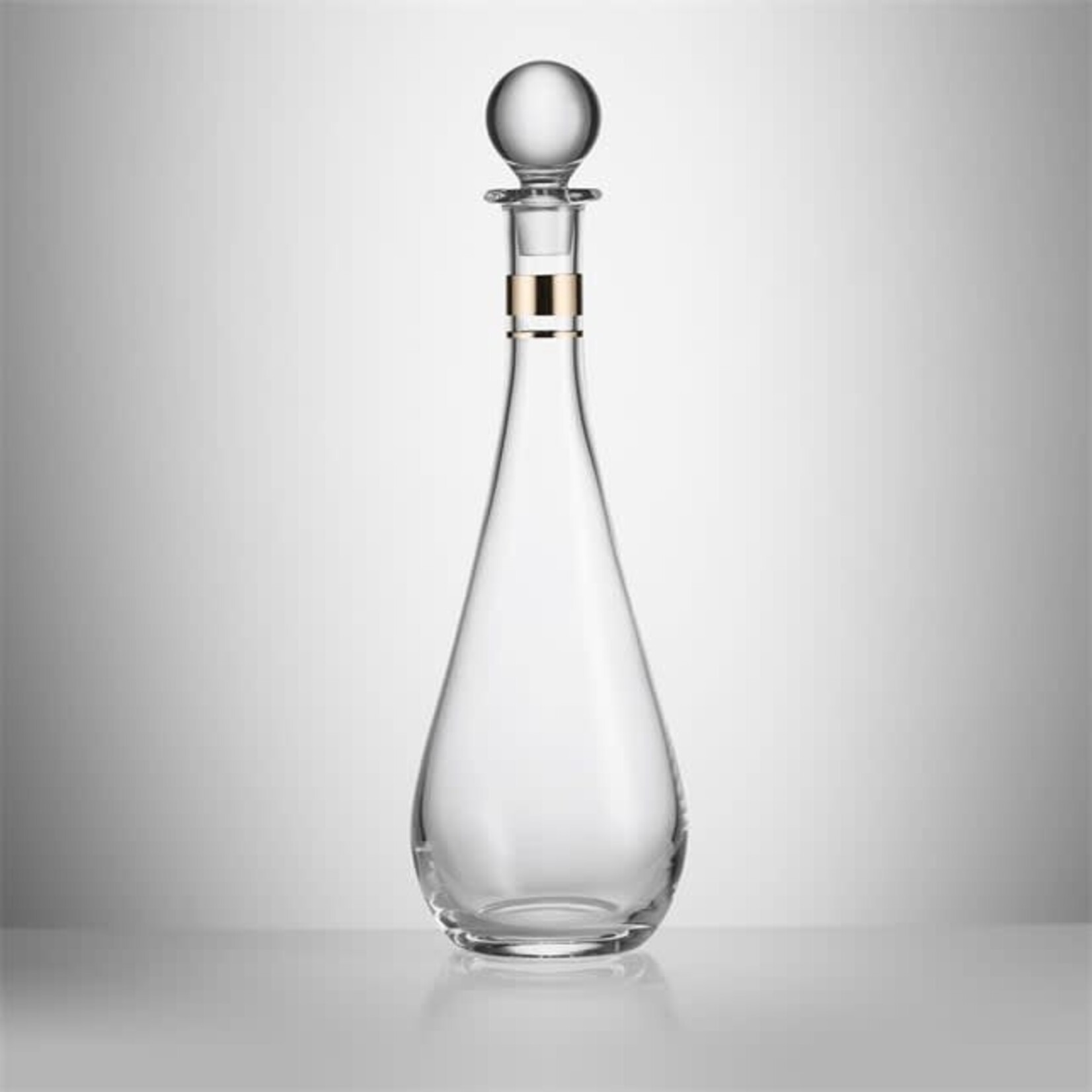 Elegance Decanter Tall - Platinum Band