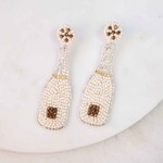 Champagne bottle earrings