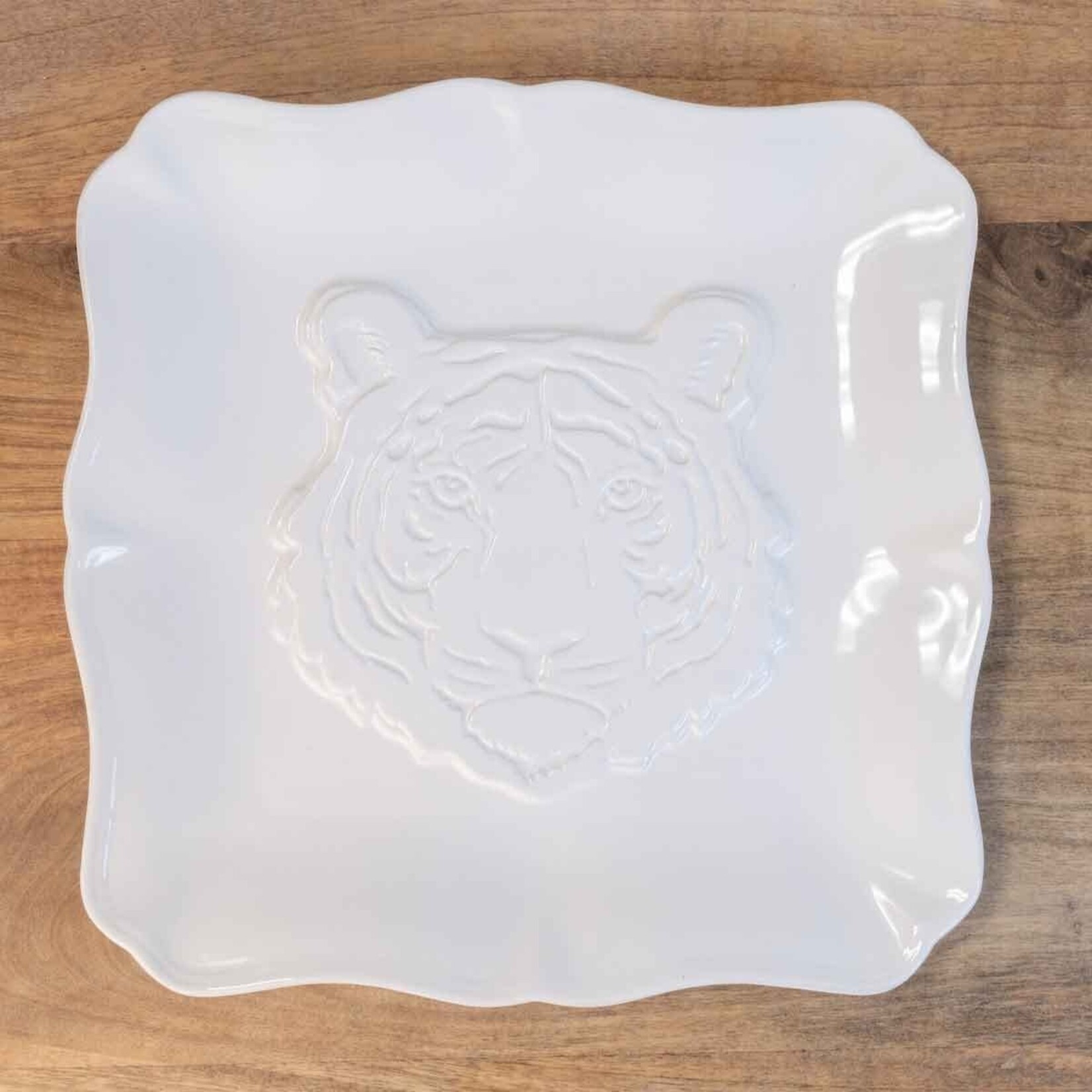 GO GET EM TIGER PLATTER SQUARE
