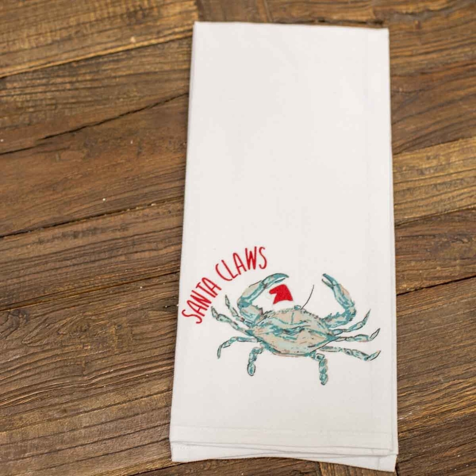 Santa claws hand towel