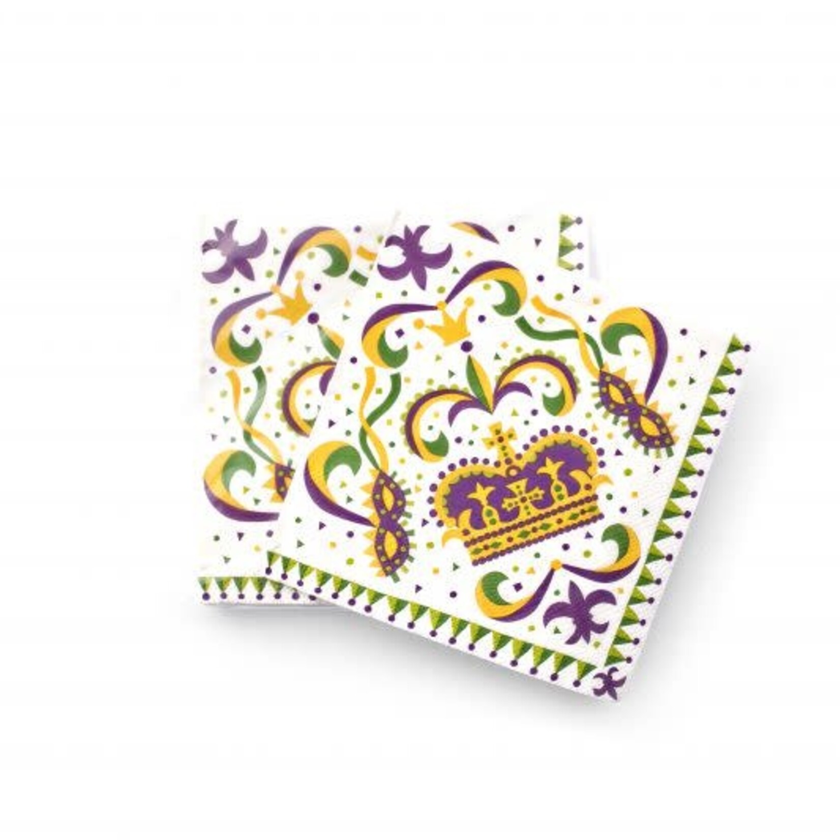 Mardi Gras Cocktail Napkin