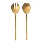 Salad Servers set of 2 gold